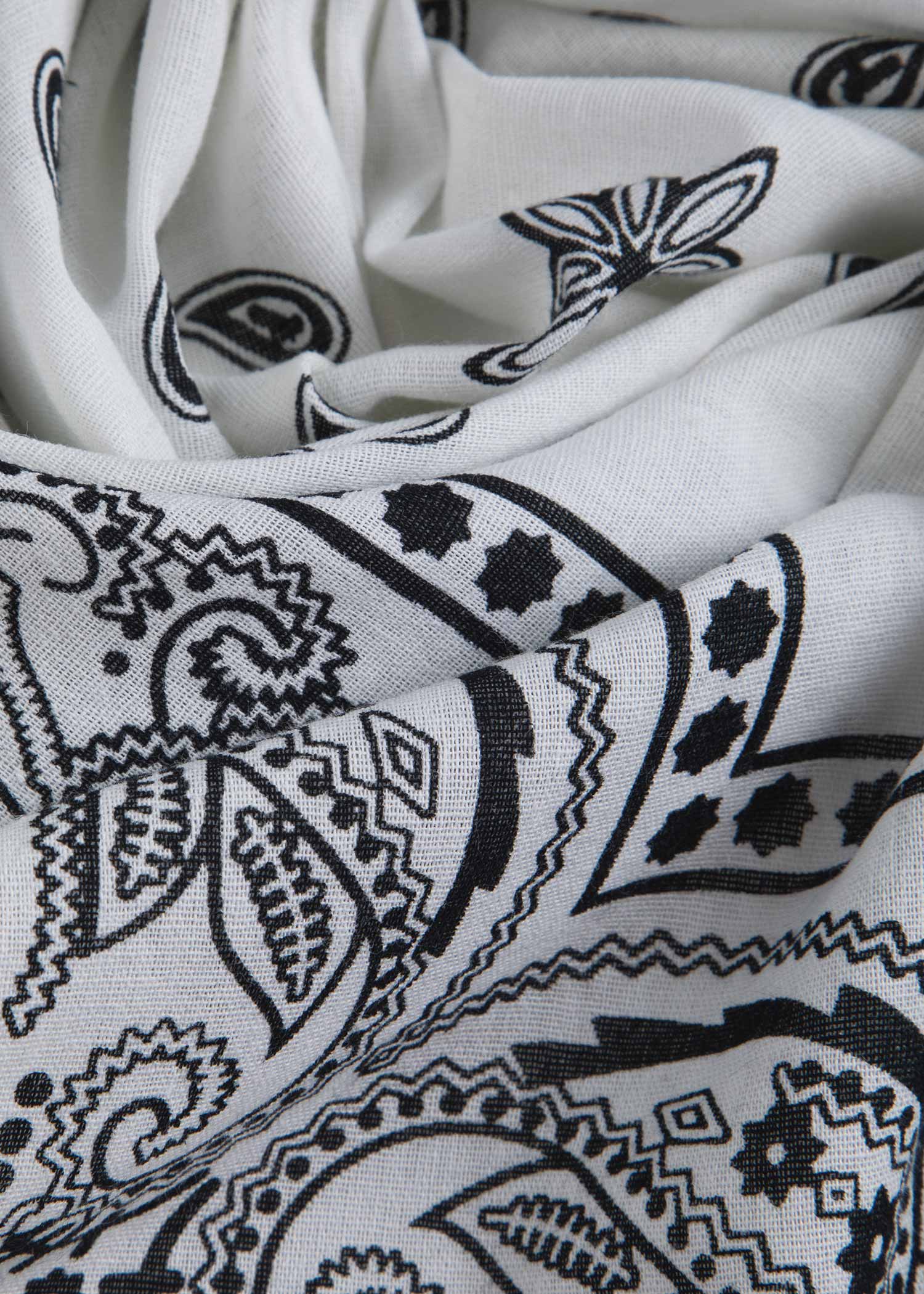 Premium White Neck Scarf – 2421820