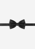 Premium Black Bow Tie