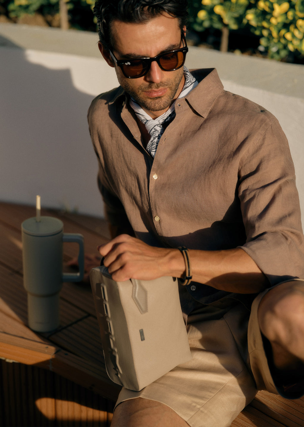 Leather Dopp Kit Bag 2513401
