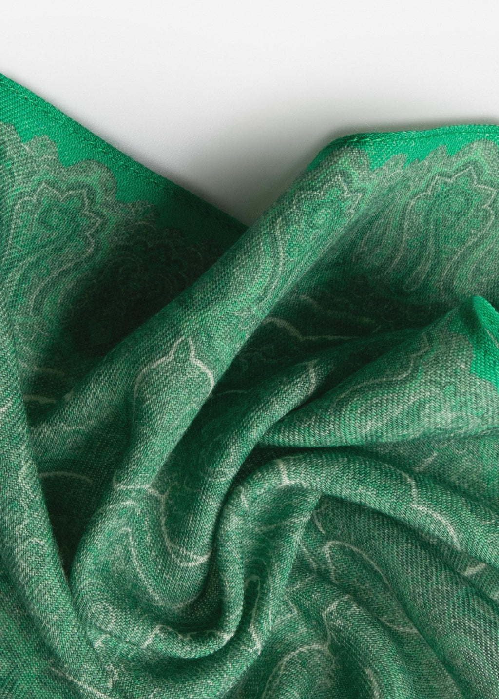 Patterned Silk Pocket Square 2511469 – Green
