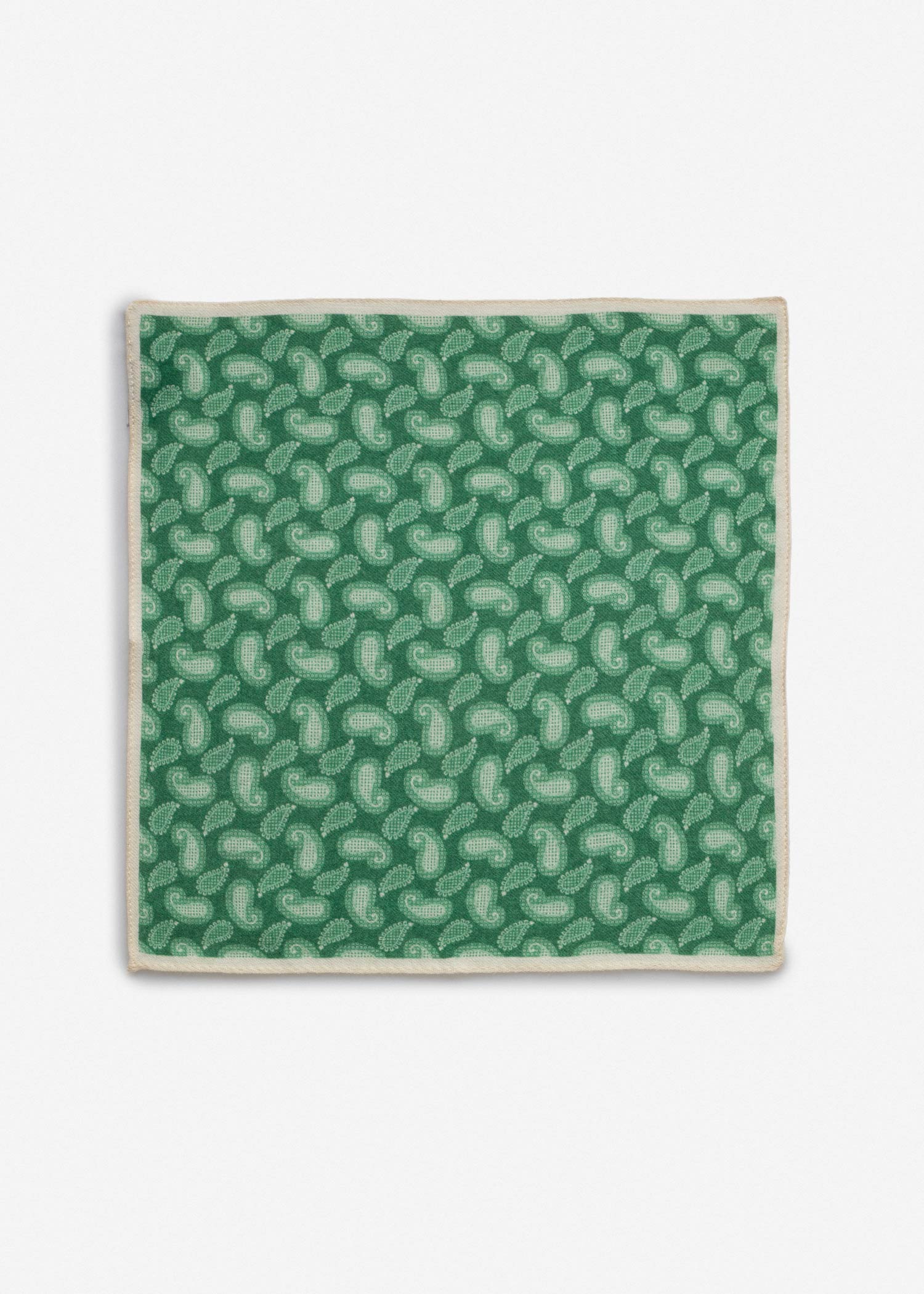 Patterned Silk Pocket Square 2511470 – Green
