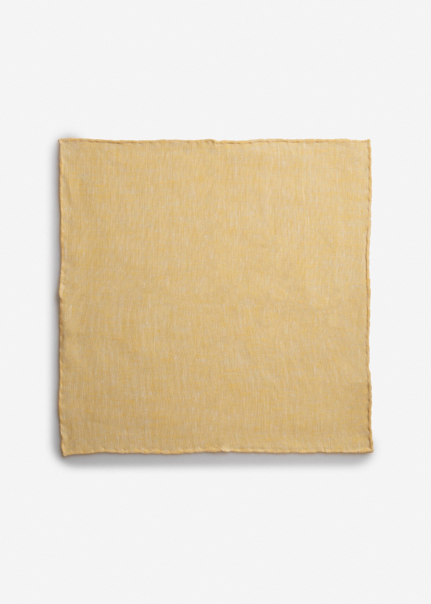 Linen Pocket Square 2511471 – Lemon Yellow