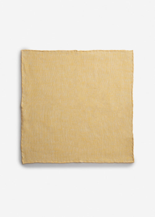 Linen Pocket Square 2511471 – Lemon Yellow