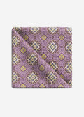Patterned Silk Pocket Square 2511459 – Lilac