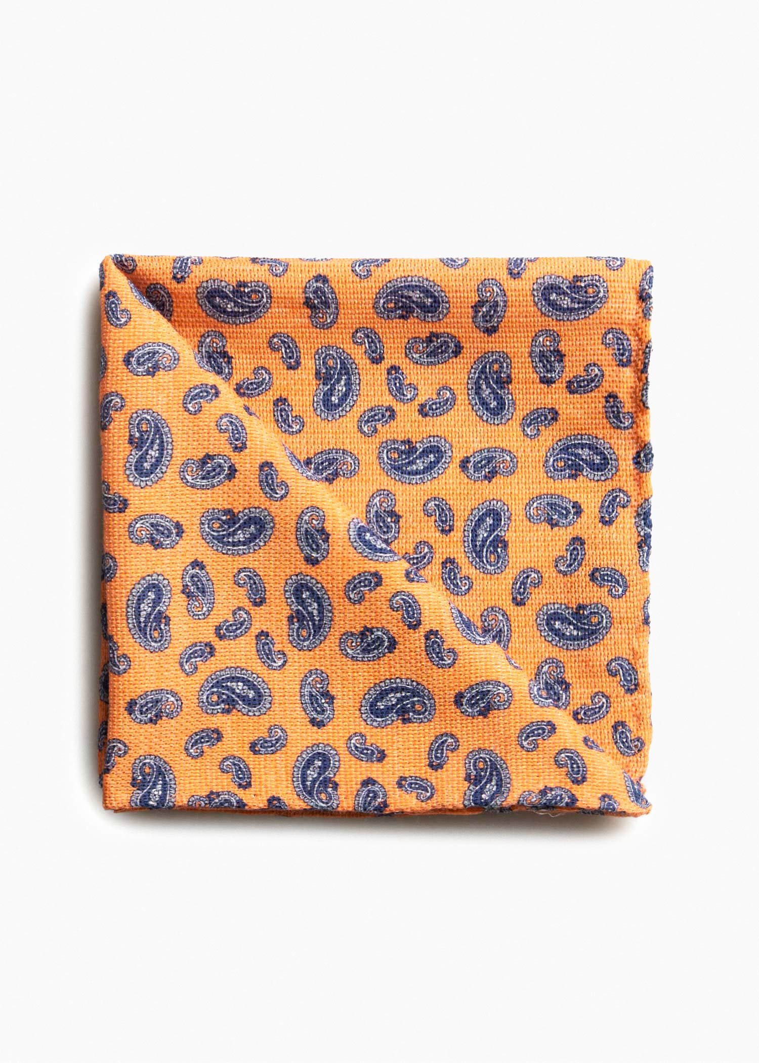 Patterned Silk Pocket Square 2511461 – Orange