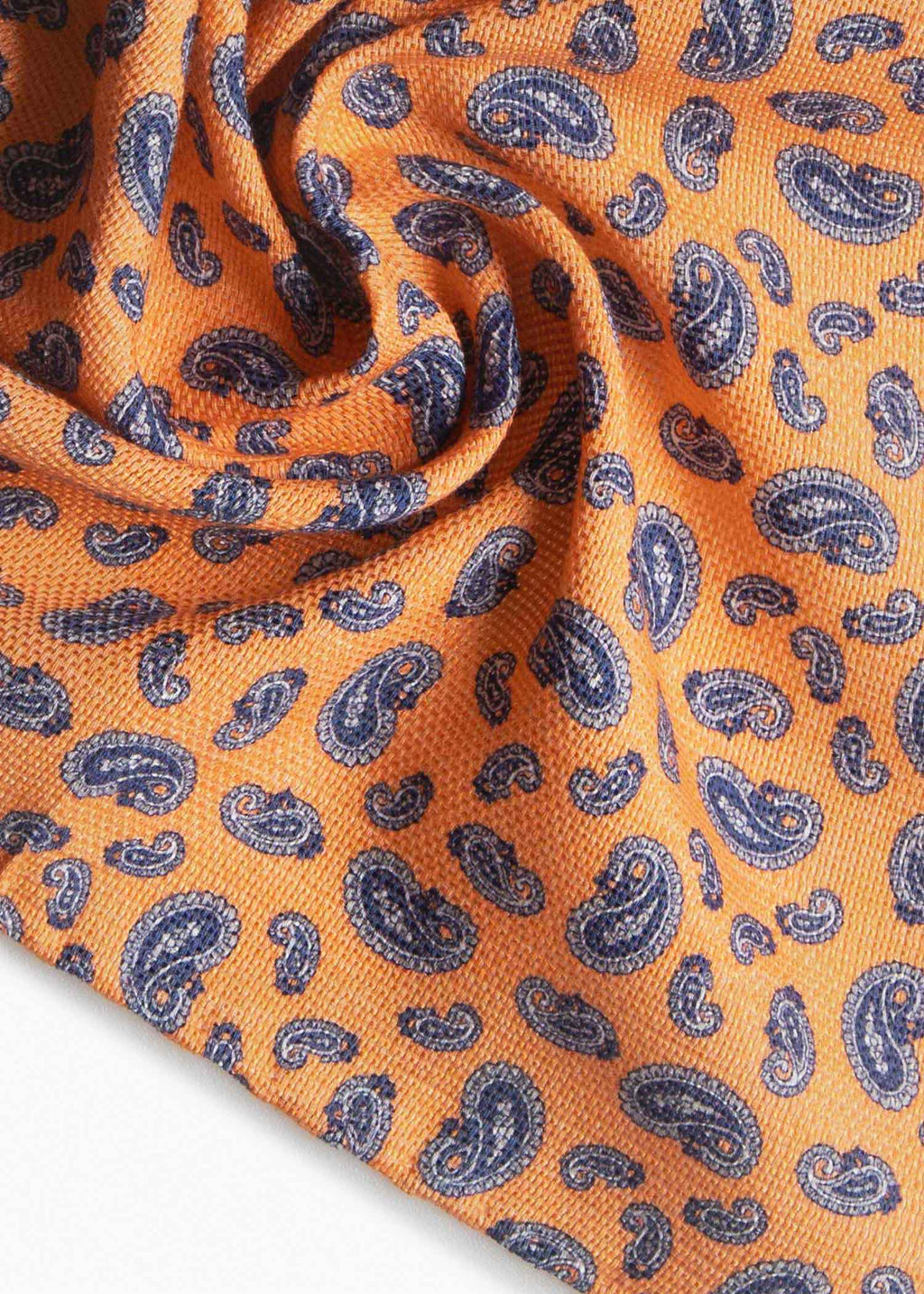 Patterned Silk Pocket Square 2511461 – Orange