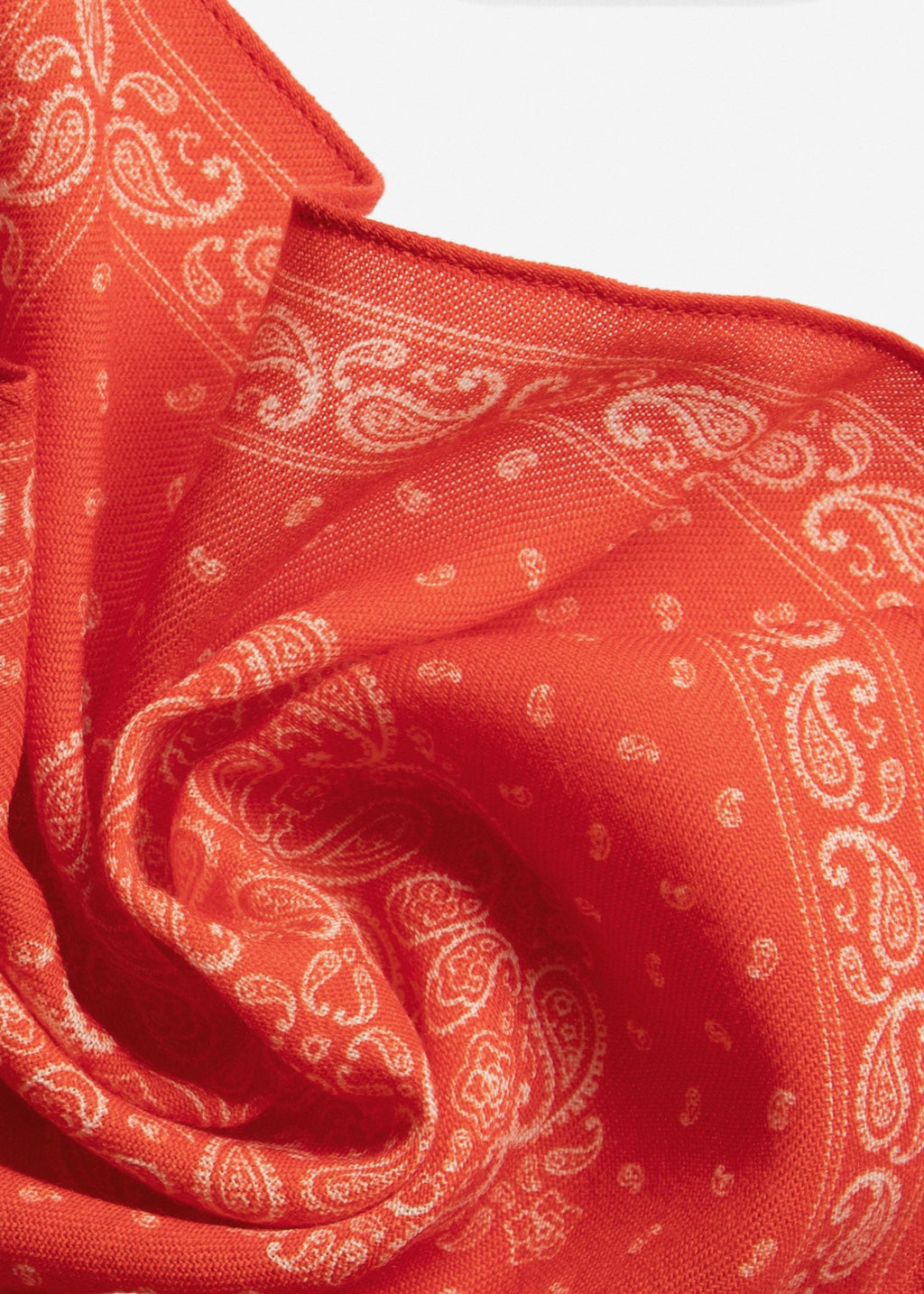 Patterned Silk Pocket Square 2511468 – Red