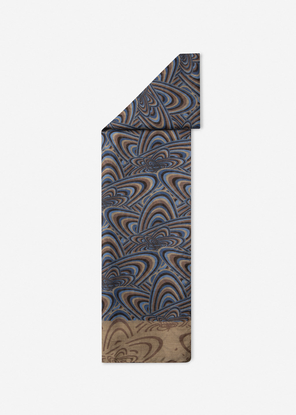 Patterned Men's Scarf 2511601 – Cream