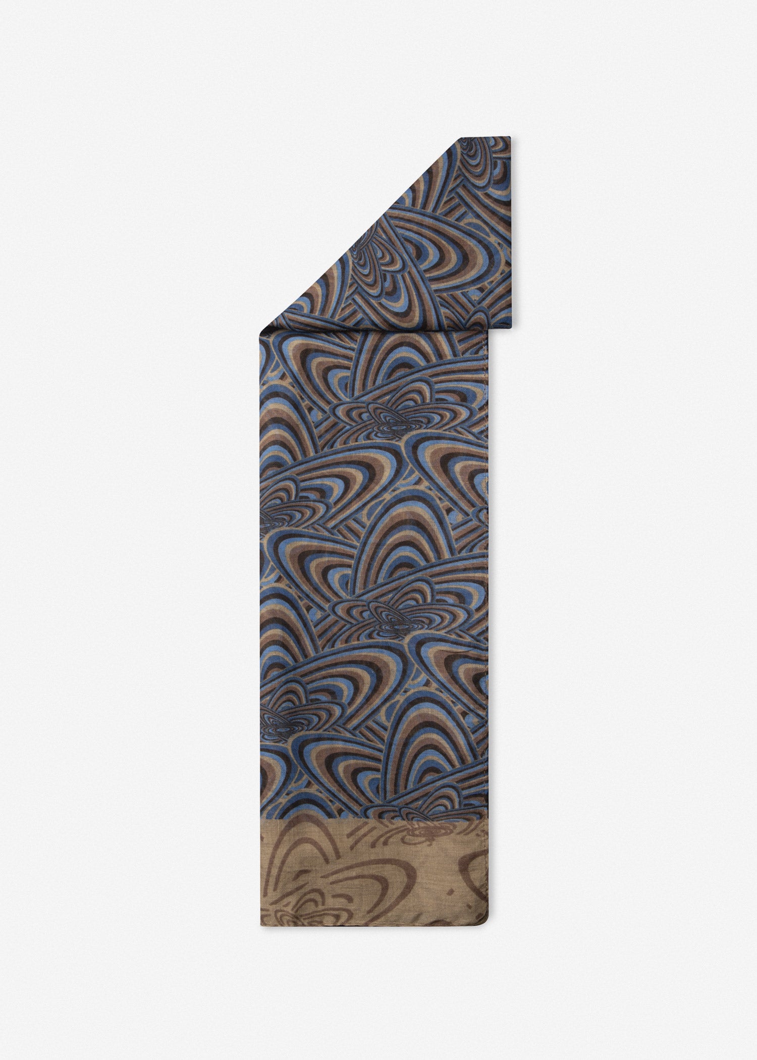 Patterned Men's Scarf 2511601 – Cream