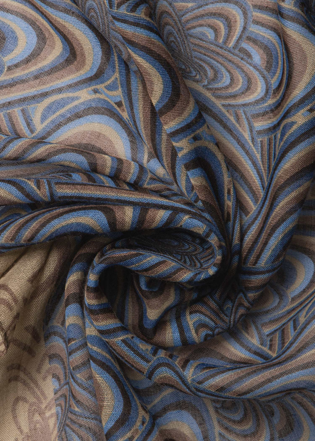 Patterned Men's Scarf 2511601 – Cream