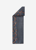 Patterned Men's Scarf 2511602 – Navy
