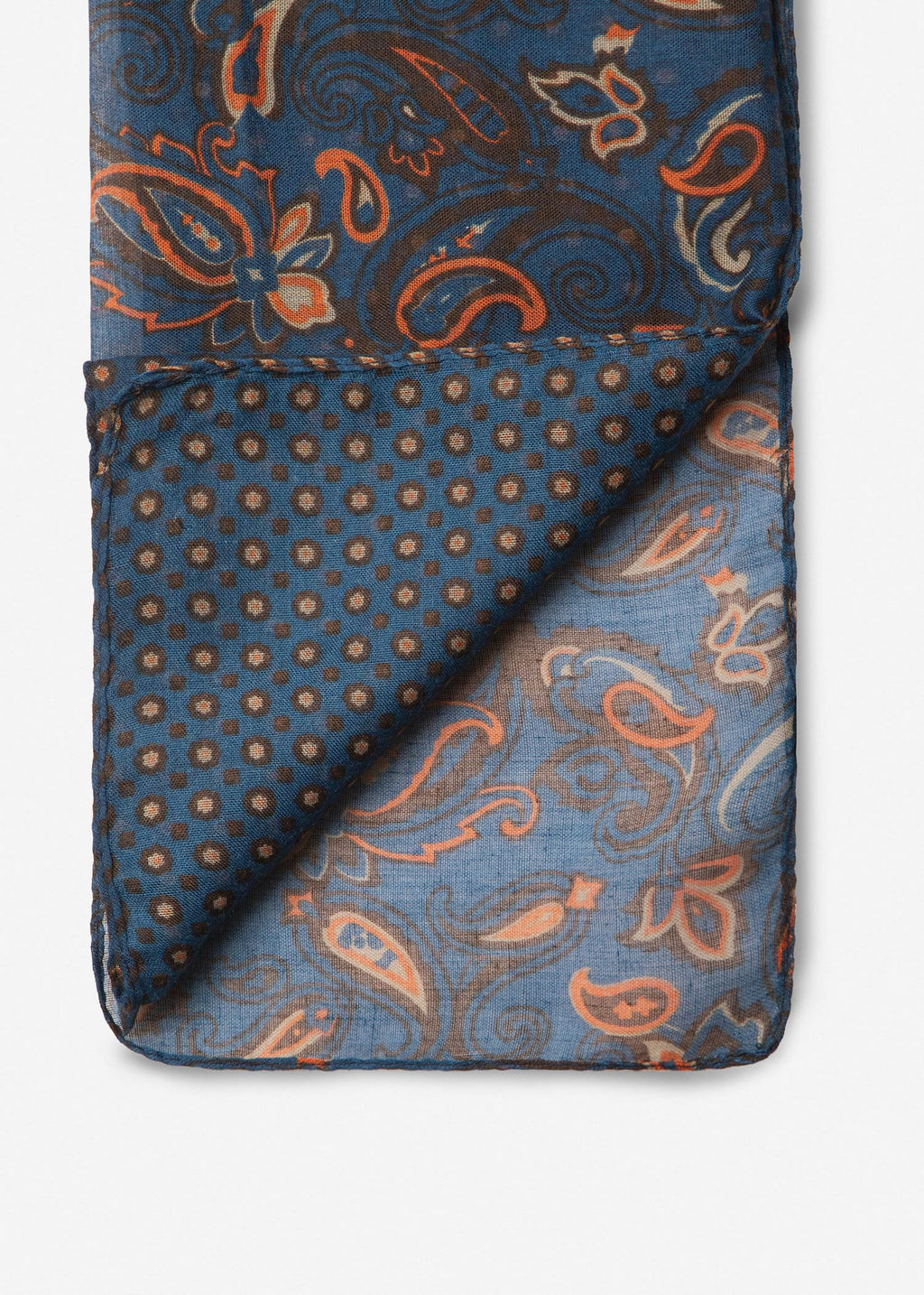 Patterned Men's Scarf 2511602 – Navy