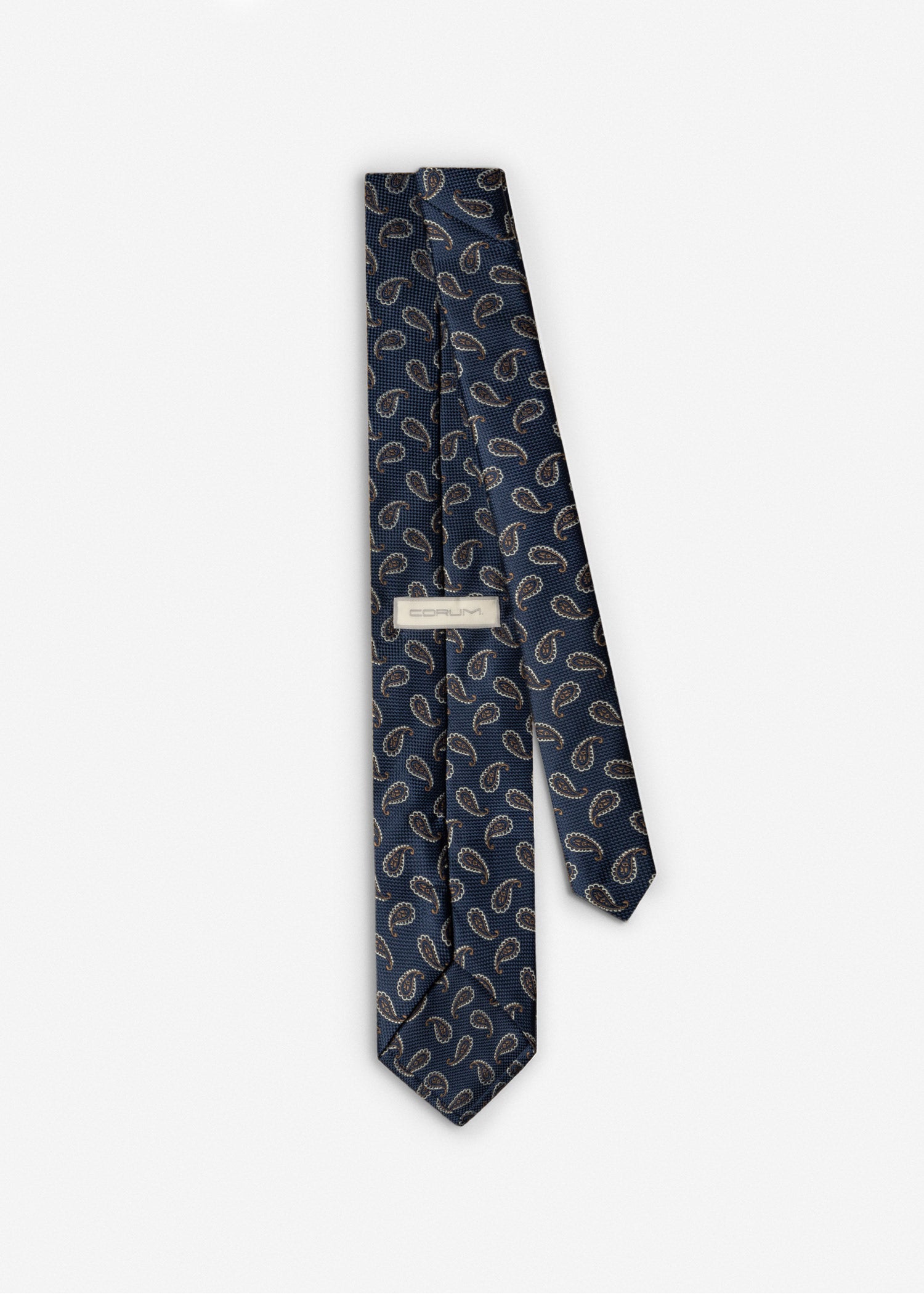 Premium Tie & Pocket Square Set – Navy Blue